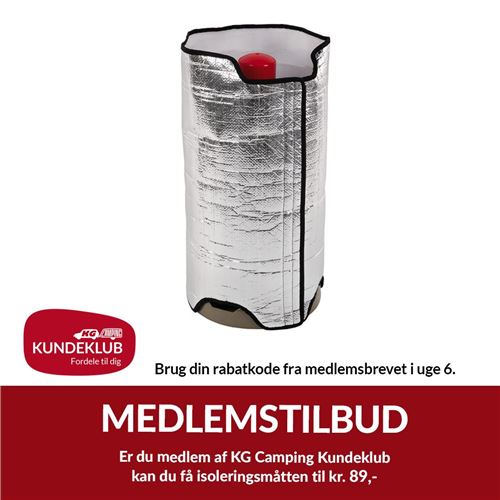 Isolering til gasflaske 10/11 kg