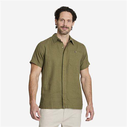 Tuxer Falcon Hør skjorte - Olive Branch