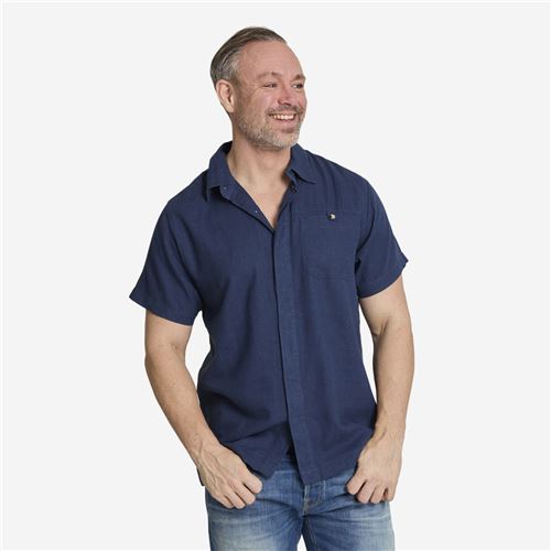 Tuxer Falcon Hør skjorte Str. XL - Navy Blue