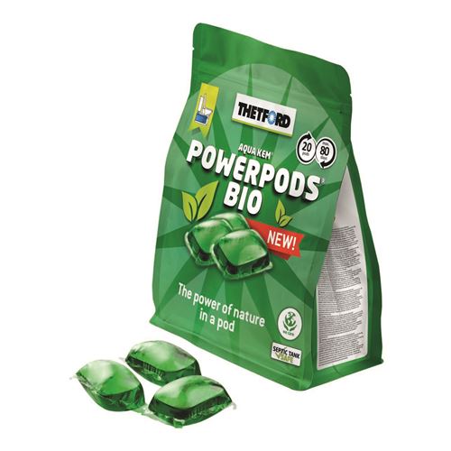 Thetford PowerPods Bio Green 20 Kapsler