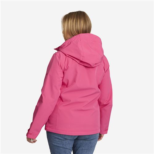 Tuxer Elena Str. L vind-/ og vandtæt damejakke - Pink Flame