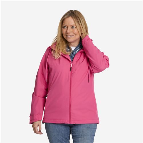 Tuxer Elena Str. XL vind-/ og vandtæt damejakke - Pink Flame