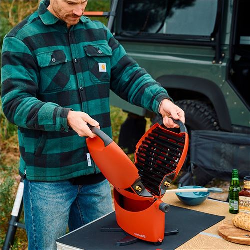 NomadiQ 3.0 gasgrill - Terra Rød INKL Cover