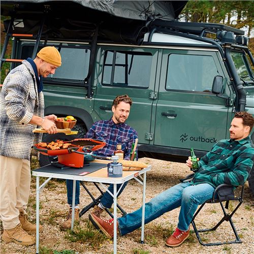 NomadiQ 3.0 gasgrill - Terra Rød INKL Cover