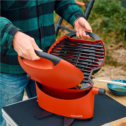 NomadiQ 3.0 gasgrill inkl Cover - Terra Rød