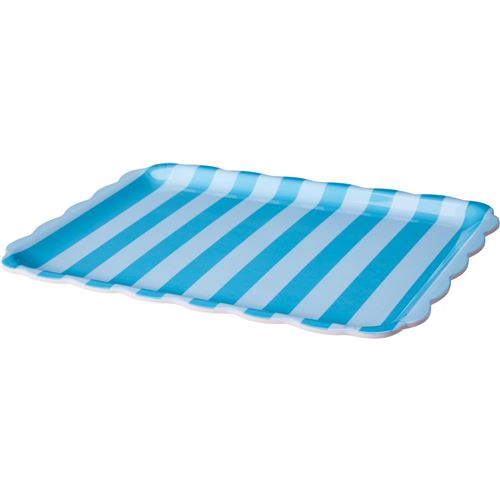 Melamin bakke 36,5x28,5 cm  m/Striber