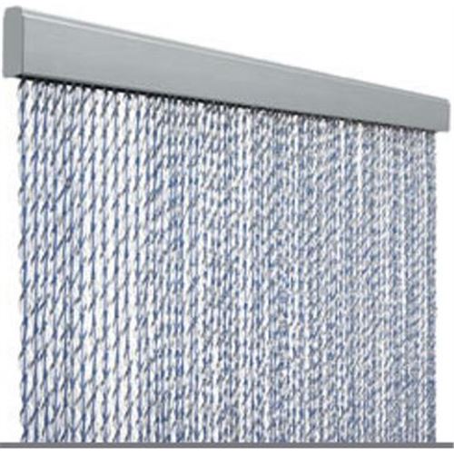 Dørforhæng SARA 100% PVC klar/blå 60 X 190 cm