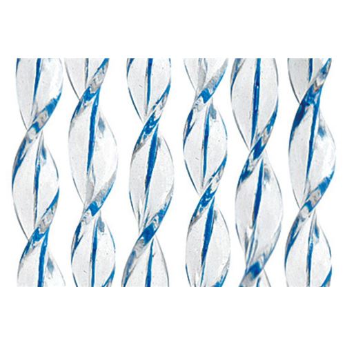Dørforhæng SARA 100% PVC klar/blå 60 X 190 cm