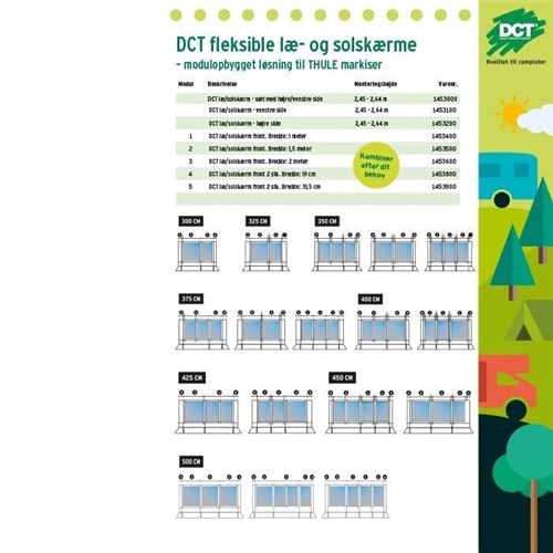 DCT markiseside venstre side