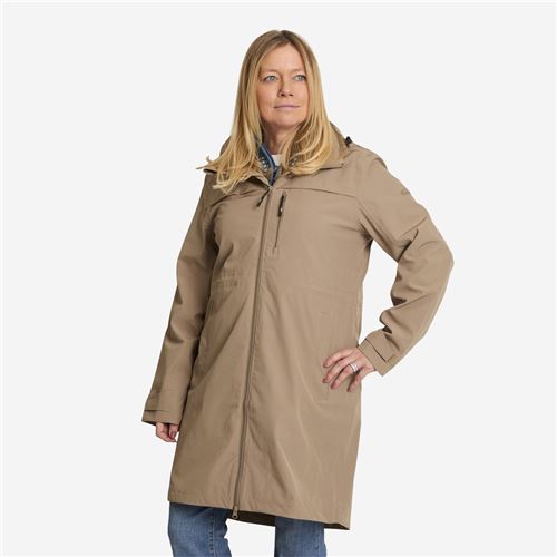 Tuxer Harper Str. 2XL vind-/vandtæt jakke - Taupe Beige
