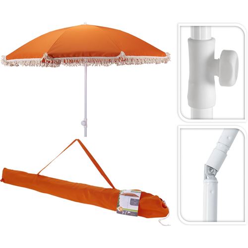 Parasol m/tilt Ø180 - Orange