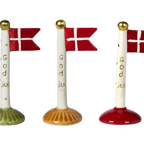 Speedtsberg Keramik Flag 14 cm. - "Jul"