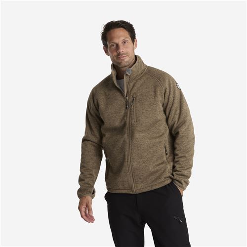 Tuxer Odie herre strikjakke med fór  Str. 3XL - Walnut