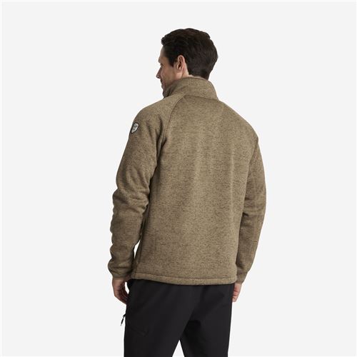 Tuxer Odie herre strikjakke med fór  Str. 4XL - Walnut