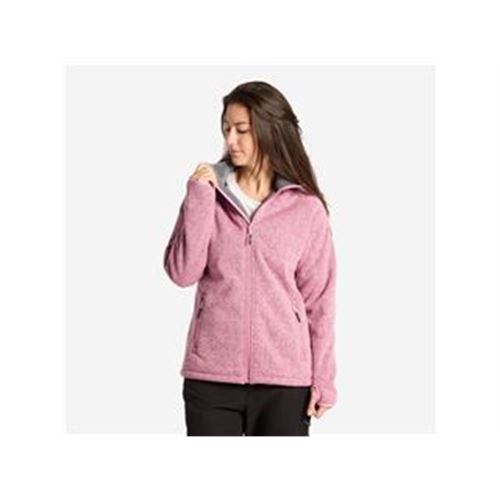 Tuxer Odie dame strikjakke med fór Str. 4XL - Rosebloom