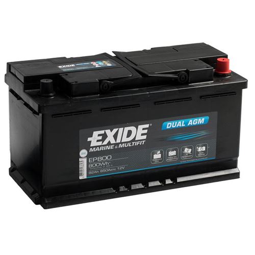 Batteri Exide EP800 92Ah