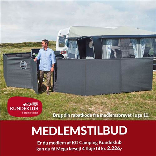 Isabella MEGA læsejl - 4-fløjet 