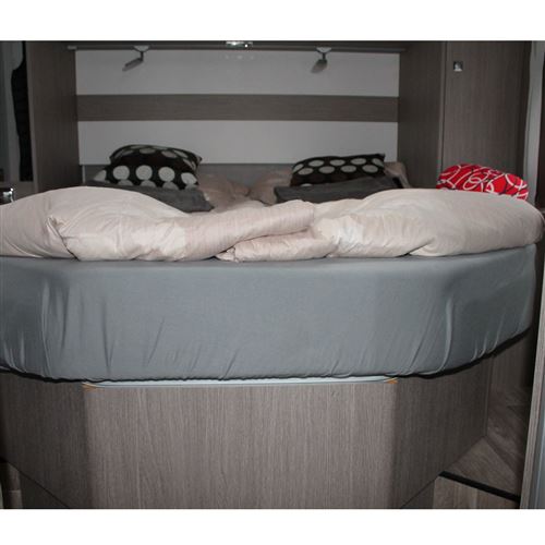  Faconlagen GRÅ, til fritstående seng, 165 cm