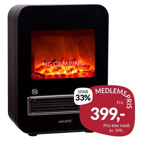 WeCamp Varmeovn Fireplace 220V 