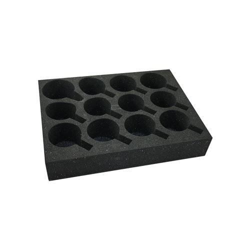 Glasholder til 12 glas og kopper – sikker transport i campingvognen