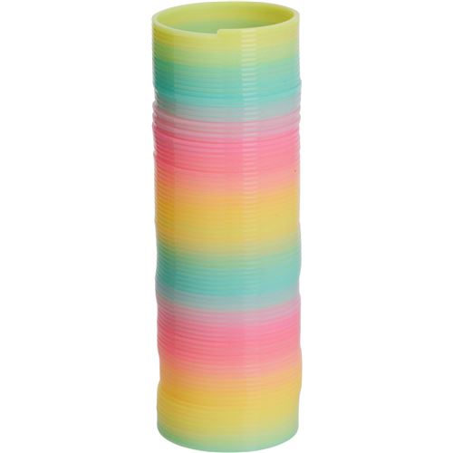 Spring/trappefjeder Regnbuefarvet