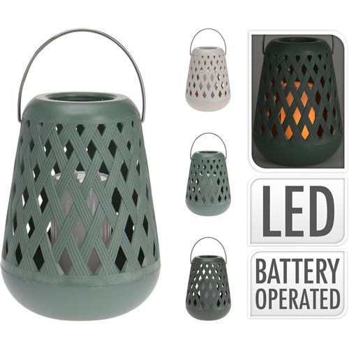 LED Lanterne i plast