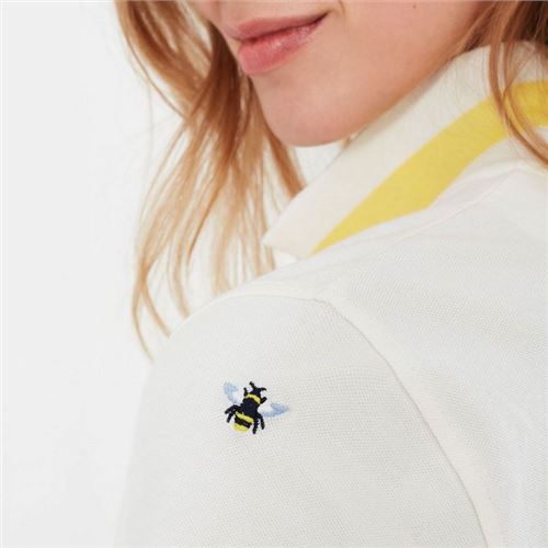 Joules Pippa Polo-Shirt - Cream med bier