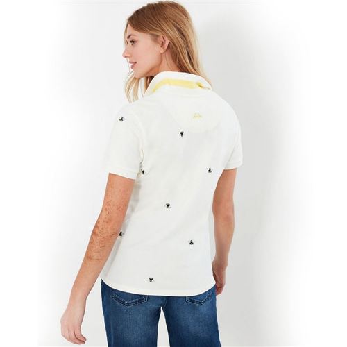 Joules Pippa Polo-Shirt - Cream med bier