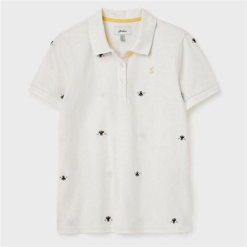 Joules Pippa Polo-Shirt - Cream med bier Str. 38