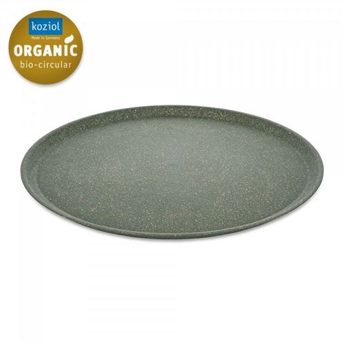 Koziol Connect middagstallerken 4 stk - Ash Grey - Bio-cirkulær