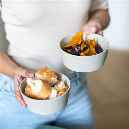 Koziol Connect skåle 890ml 2 stk - Desert Sand - Bio-cirkulær