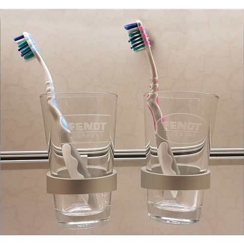 Fendt Caravan tandbørste-glas 2 stk