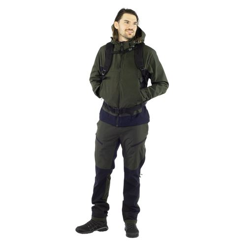 Tuxer Nico - Vind-/vandtæt og åndbar jakke W/R 10000 Oliven