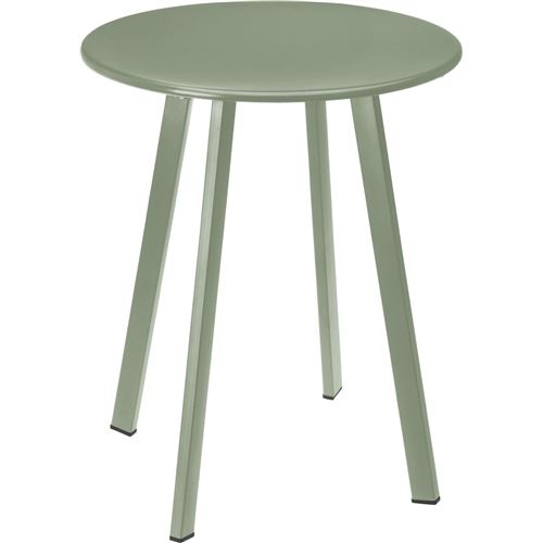 Rundt metalbord grøn Ø40 cm.