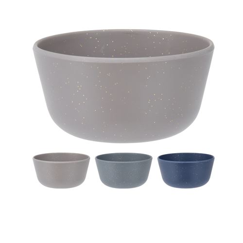 Melamin Müsli skål m/guldstøv