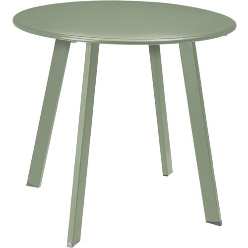 Rundt metalbord grøn Ø50 cm.