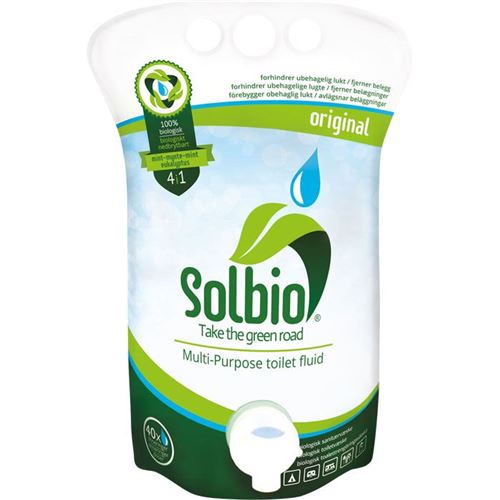 Solbio organisk toiletvæske, 0,8 liter.