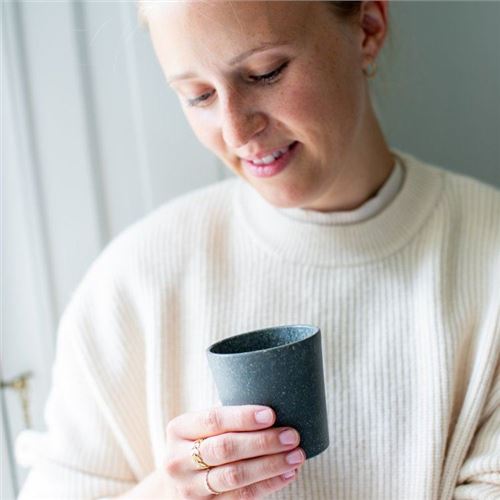 Koziol Connect krus 4-pak - Ash - Bio-cirkulær