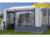 Brugt WIGO posemarkise 360 m. sider, front og gardiner