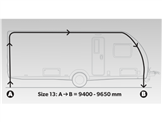 Demo Dometic Residence Air ALL-season lufttelt A-mål 940-965