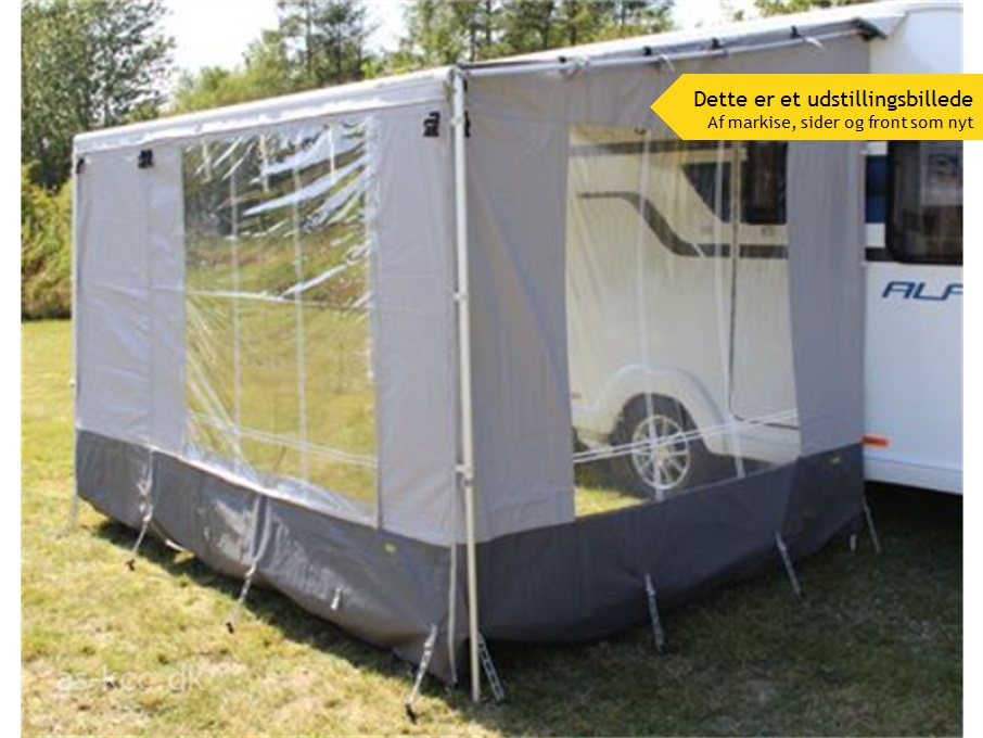 Brugt Fiamma posemarkise 440x225, m. sider og front fra WeCamp