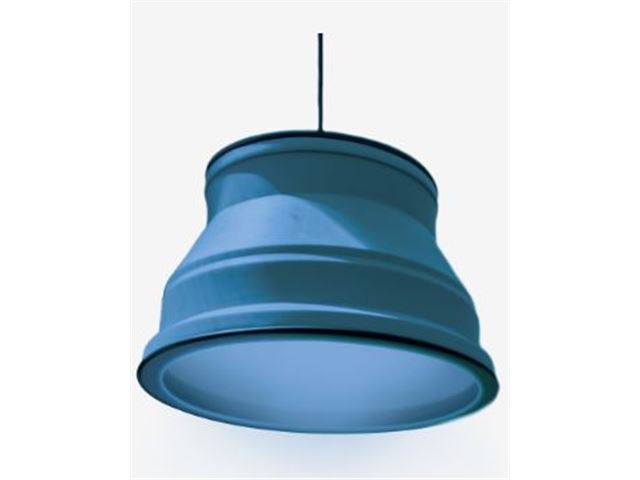 Groove - Pendant light blue