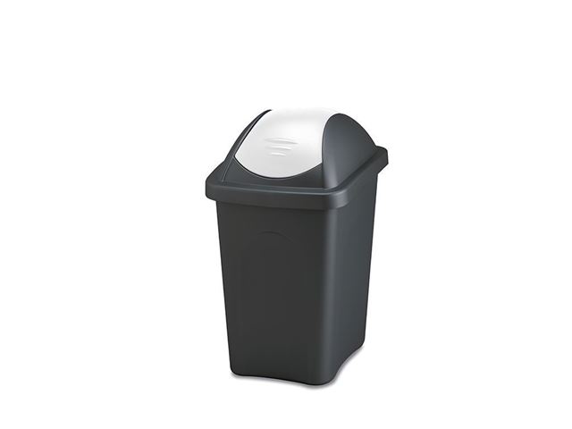 Skraldespand 'Multipat' 30 L, Hvidt låg