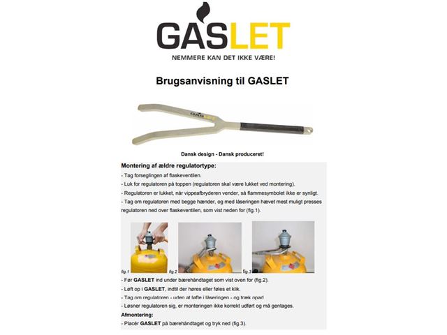 GasLet - Det ultimative værkstøj til gasflasken