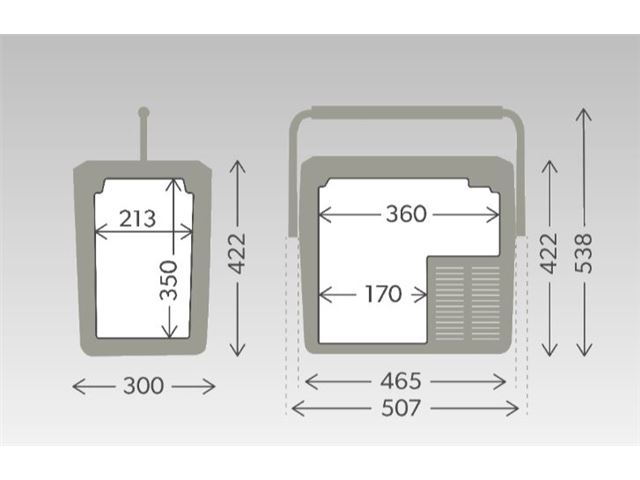 Dometic CFF 18, Mobile compressor cooler, 19 l