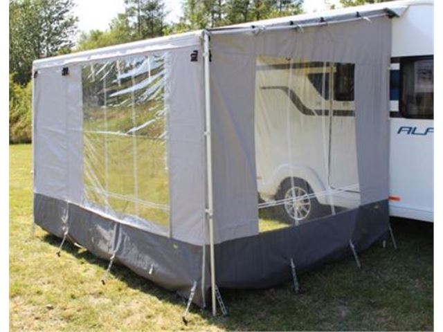 Brugt Fiamma Caravanstore posemarkise 440 x 225 cm inkl. 2 WeCampsider & front. 