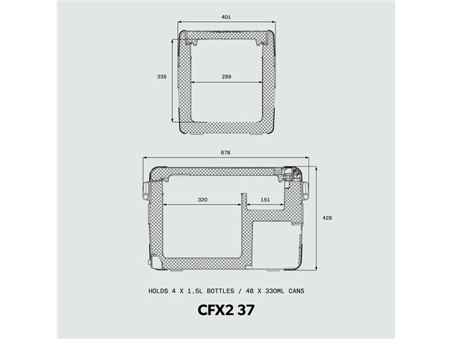 CFX2 37 compressor cooler