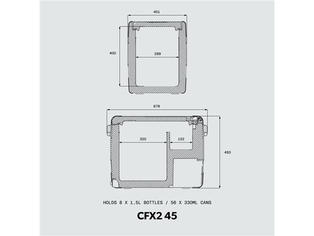 CFX2 45 compressor cooler