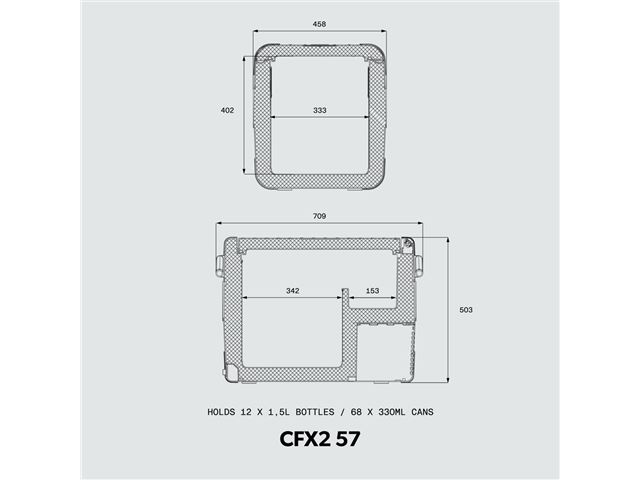 CFX2 57 compressor cooler