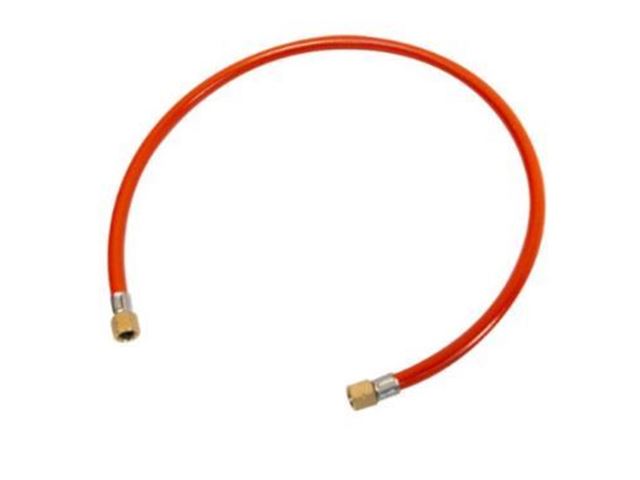 Gas slange m. møtrik, 1/4"" 150 cm.
